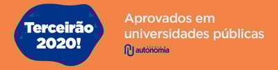 TERCEIRÃO 2020: Aprovados em Universidades